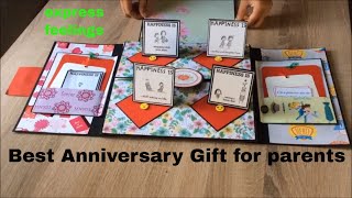 Best anniversary gift ideas for parents/25th anniversary album for parents/Perfect gift for parents