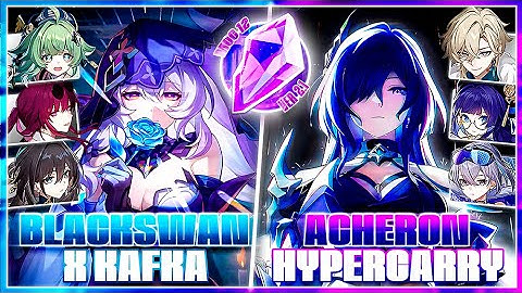 Blackswan X Kafka & Acheron Hypercarry  | Memory of Chaos 12 (Honkai Star Rail 2.1)