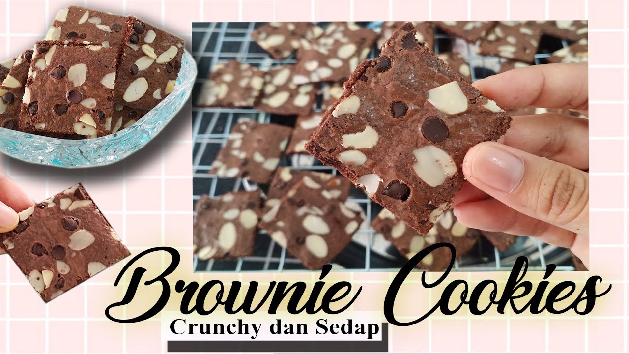 RESEPI BROWNIES COOKIES Yang Mudah Dibuat Dan Rasa Rangup Apabila