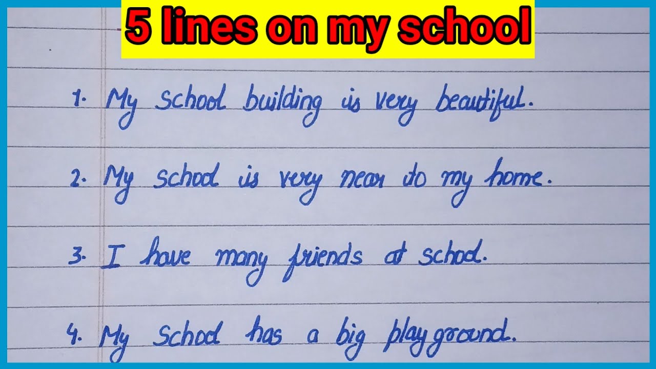 5 Lines Essay On My School In English Essay On My School 5 Lines My 5-lines-essay-on-my-school-in-english-essay-on-my-school-5-lines-my