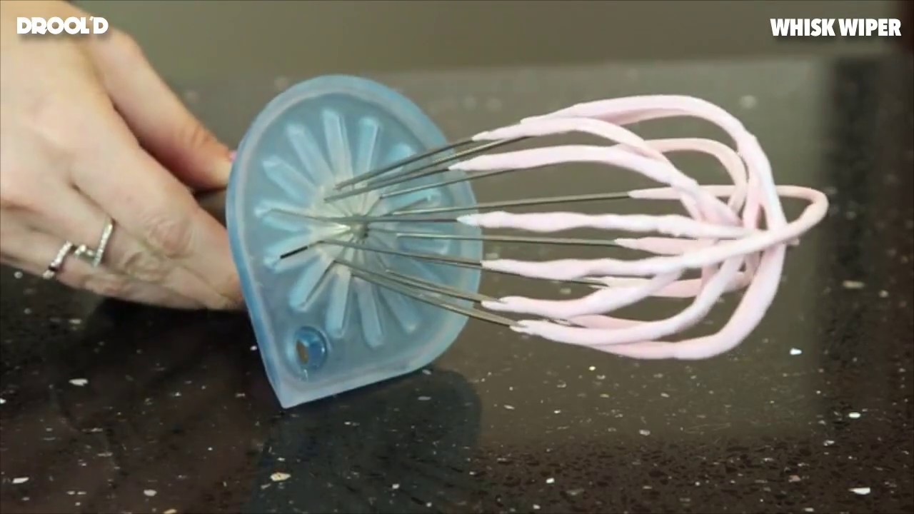 Whisk Wiper: Slides Up Whisk To Clean The Loops