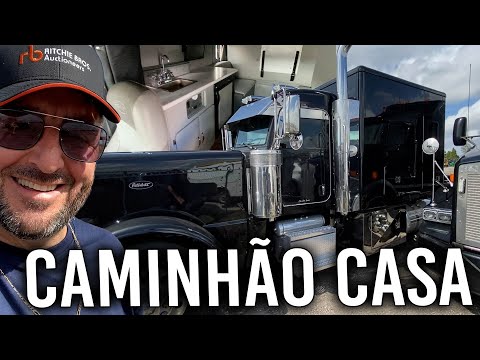 Vídeo: Os semi-caminhões têm banheiro?