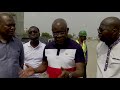 Projet "Asphaltage" : le président Patrice Talon sur certains chantiers à Cotonou