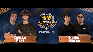 Checco Paul vs Hades Soham 🏆 Creative Master Series 4.0