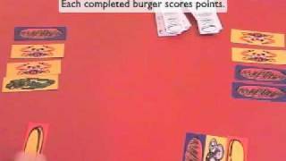Tick-Burger - Fun card game for children.