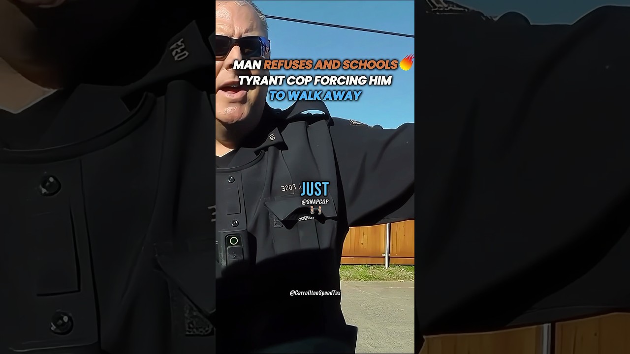 Cop Gets Owned And Forced To Walk Away