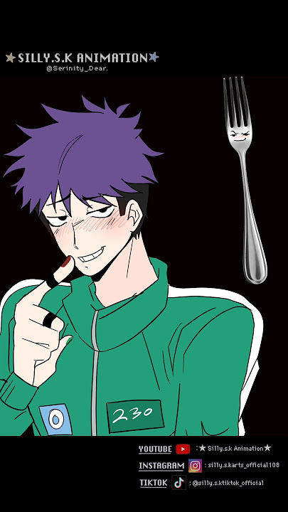 Thanos got eliminated by fork 🍴 [ Squid Game 2 ] #squidgame #trending #fypシ゚ #animation #player230