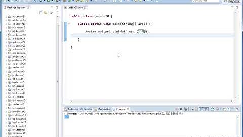 Java Programming - 20 - aSin, aCos, and aTan (Math Functions)