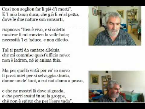 Claudio Martino legge il XII (dodicesimo) canto dell'Inferno di Dante Alighieri - Divina Commedia