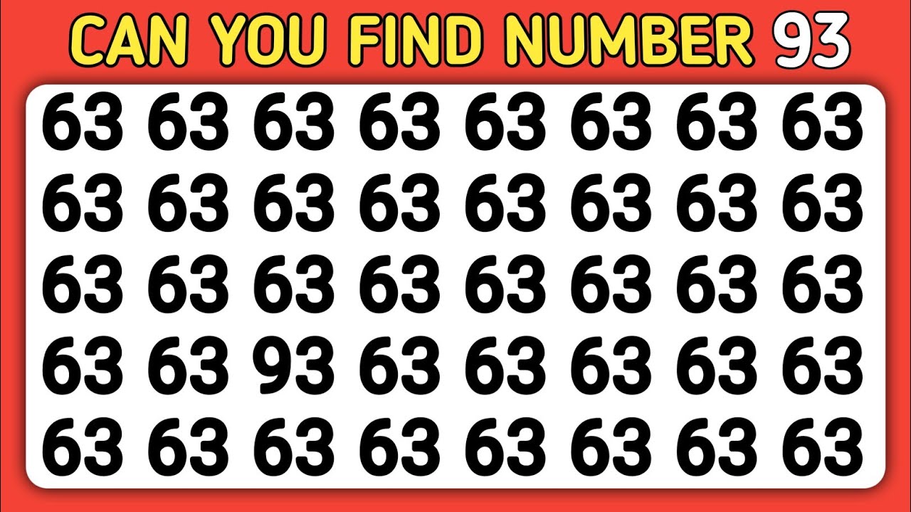 FIND THE ODD ONE OUT | NUMBER AND LETTER EDITION | ODDITY SPOTTING ...