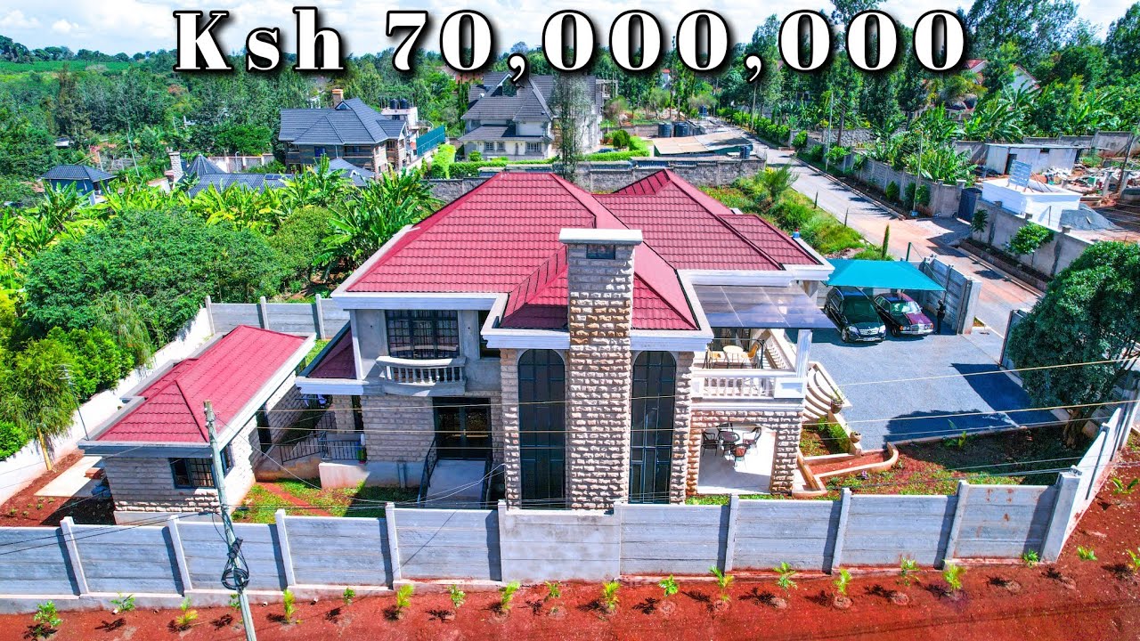 Мечта на четверть акра! Современный дом с 4 спальнями стоимостью 70 000 000 кенийских шиллингов в...