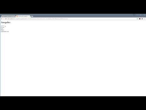 PHP & MySQL - Dateneingabe und Datenausgabe mit PHP - Teil 3: HTML & PHP