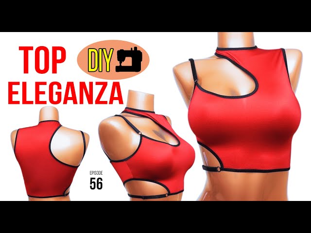 Fastening Crop Top Bra Sewing Pattern – BusinkaMania