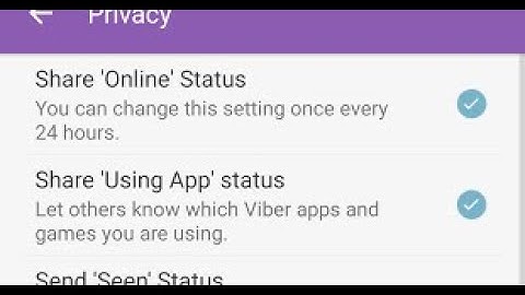 How To Hide ‘Seen’ Status On Viber
