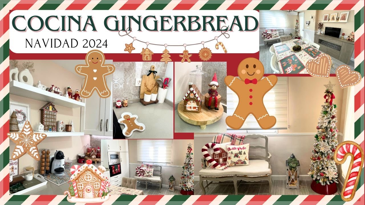 MI COCINA  de NAVIDAD🎄 GINGERBREAD ✨ // HELENAGARCIA