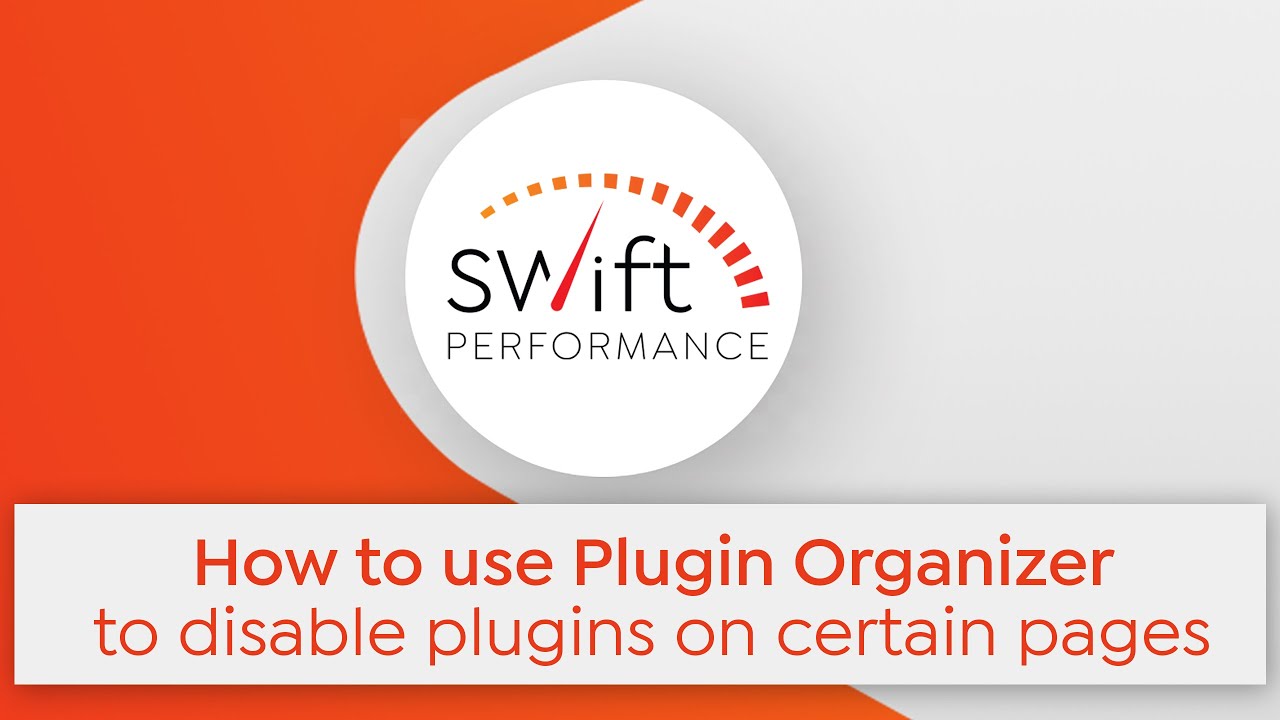 Plugin Organizer – WordPress plugin