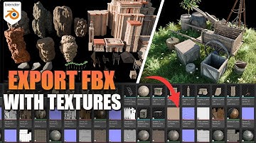 How To Export FBX With Textures in Blender