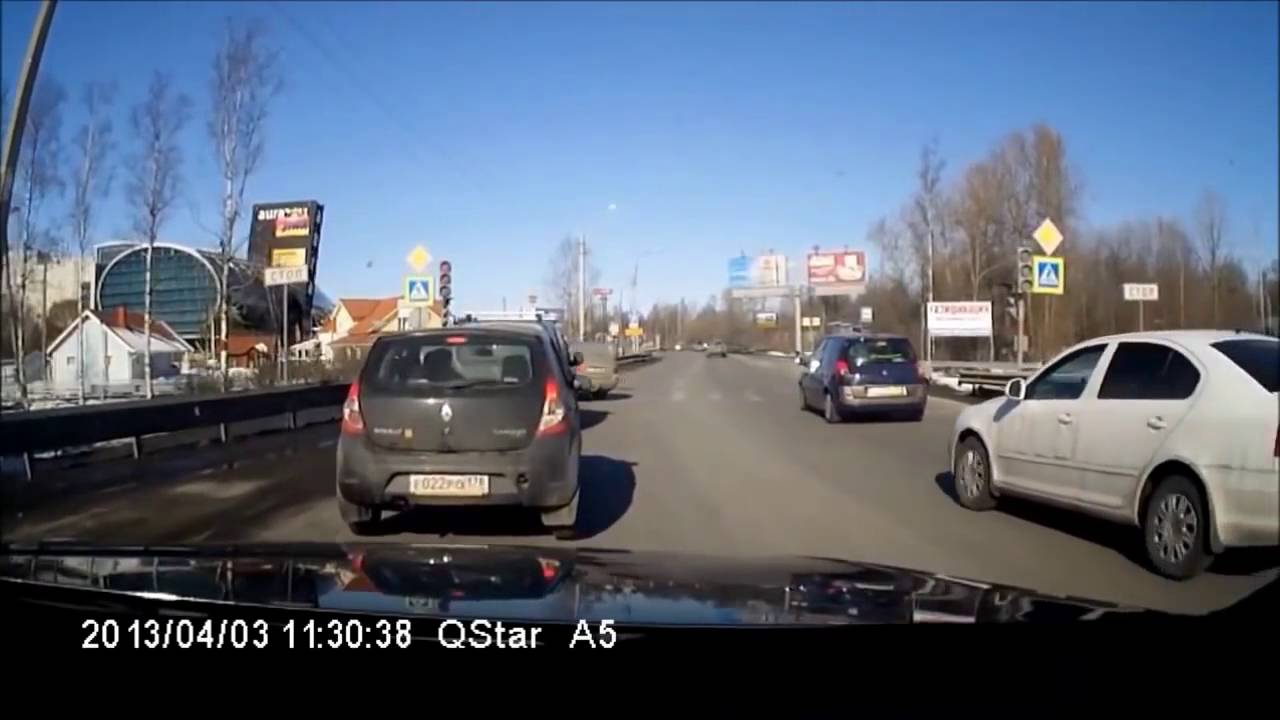 Как машины сбивают людей