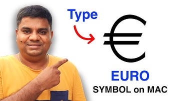 How to type Euro Symbol on MAC