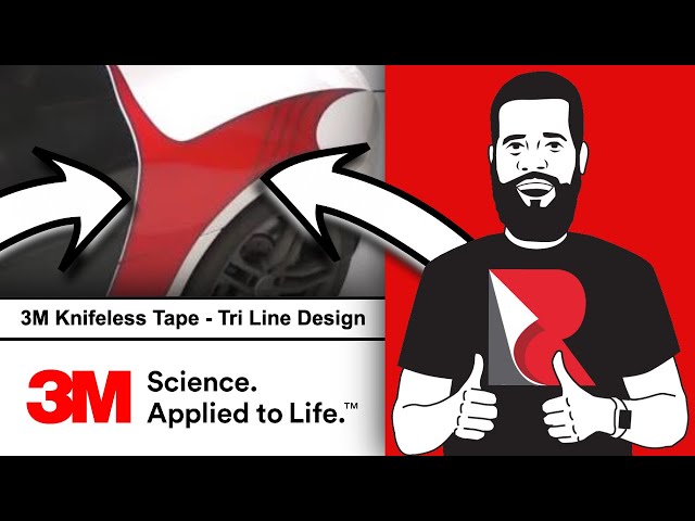 How to Use 4 different #KnifelessTape #designline #finishline  #precisionline #triline #daprinthouse 