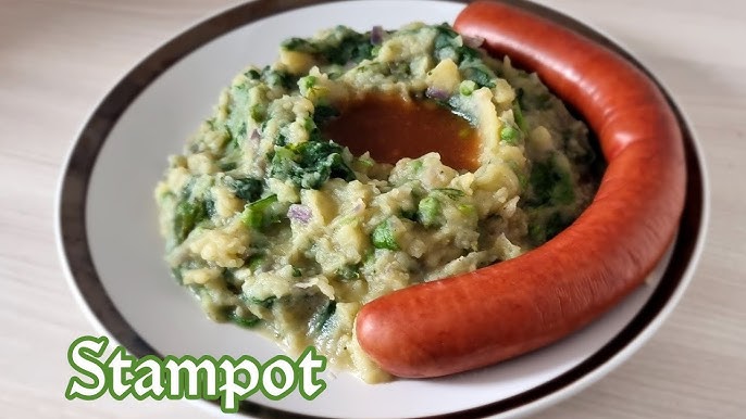 Netherlands — Traditional Dutch Vegan Hutspot — Mashed Potatoes, Carrots  and Onions, by VeganDelights