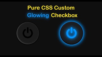 Custom Glowing Checkbox Light On/Off Design || Pure Css