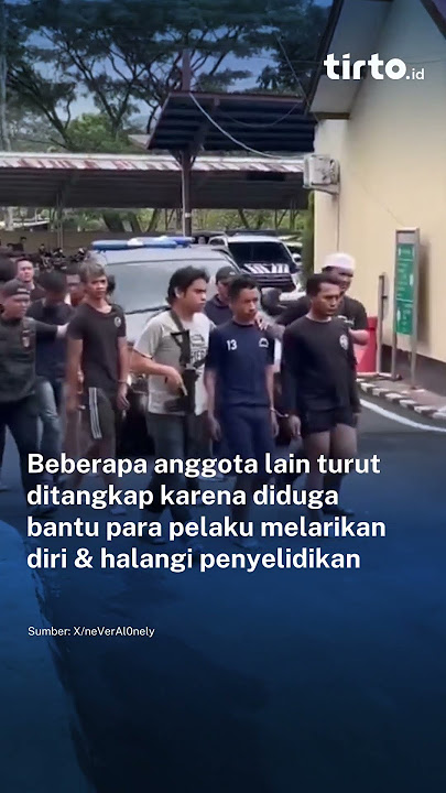 Polisi Amankan 21 Anggota Brigez yang Keroyok Jukir di Bandung, 5 Orang Jadi Tersangka