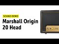 Marshall Origin 20 Head Sound Demo (no talking)