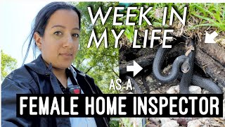 WEEK IN MY LIFE AS A NEW HOME INSPECTOR + WE FOUND A SNAKE !!! | CRISTINA SANTI