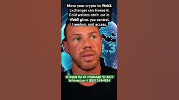 Move your Crypto to Web3 Security, Exchanges and Cold Wallets aren