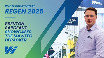 ♻ Turn Food Waste into Pure Organics - Mavitec Paddle Depacker at REGEN 2025!