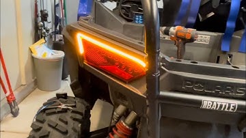 DIY Polaris RZR UTV turn signals for around $40