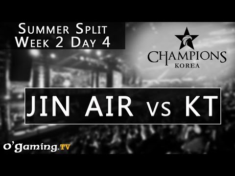 Jin Air Green Wings vs KT Rolster - LCK Summer Split - Week 2 - Day 4 - JIN AIR vs KT