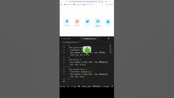 🚀 Social Buttons with Creative Hover Effects #webdevelopment #coding #hovereffect #shorts
