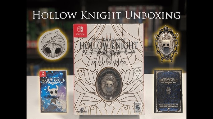 Hollow Knight Collector's Edition with Metal Brooch (PlayStation 4, PS4)  SEALED 850055007635