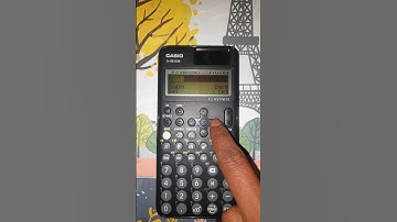How To Increase And Decrease Brightness In fx-991cw ?|Scientific calculator fx-991cw| #shorts #short