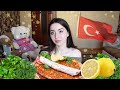 2 ЛАХМАДЖУНА ЗА РАЗ / MUKBANG / ТУРЕЦКАЯ КУХНЯ / не ASMR #AykaEmilly