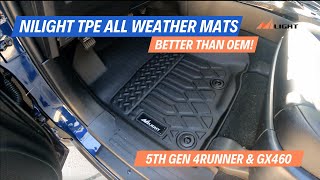 Better than OEM Floor Liners! - Nilight TPE Floor Mat Install & Review - 2013-2023 Toyota 4Runner
