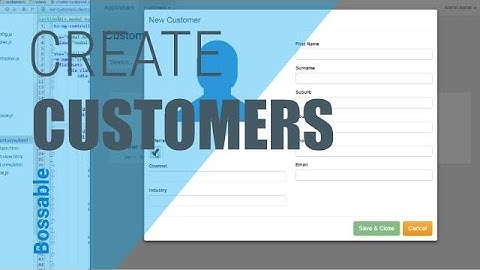 Bossable.com - MEAN Stack: 26 - Style our AngularJS Create Modal & Delete Customers