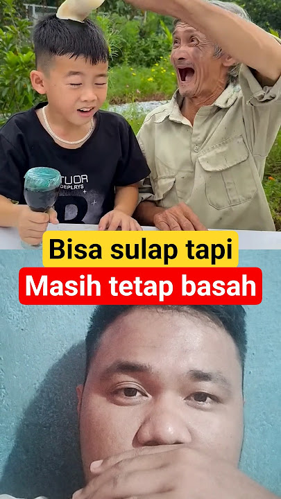 bisa sulap tapi basah #cute #duet #shrots #lucu #comedy