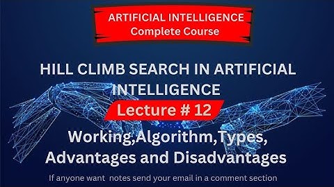 Hill Climbing Algorithm in AI Explained | Types, Examples, and Applications