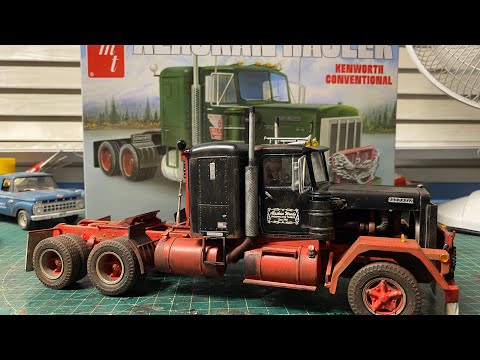 SLIDESHOW: AMT 1/25 1972 Kenworth W900 Alaska Hauler Semi Tractor