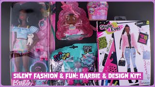 Silent Unboxing - Barbie Skates & Styling Kit Revealed | 2024 Fashion Edition