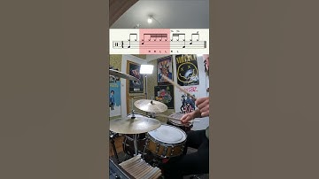 🎶 HI HAT drum fill using double stroke 32nds!  Beginner Drum Lesson #shorts #drumlessons #hihats
