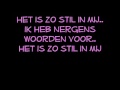 van dik hout - stil in mij + lyrics