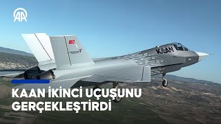 Millî Muharip Uçak Kaan Ikinci Uçuşunu Başarı Ile Tamamladı