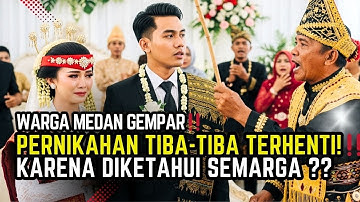 MEDAN GEGER Pernikahan Batal Karena Diketahui Semarga, Sang Pengantin Wanita Akhirnya BONGKAR INI...