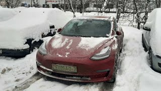 2900 км на Tesla Model 3 зимой. Реальные показатели в условиях инфраструктуры России.