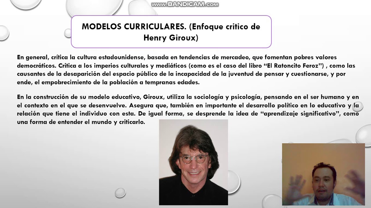 Propuesta curricular Giroux YouTube