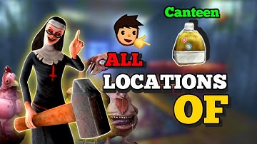 all locations of canteen in evil nun 2